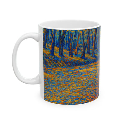 Colorful Abstract Pathway Ceramic Mug