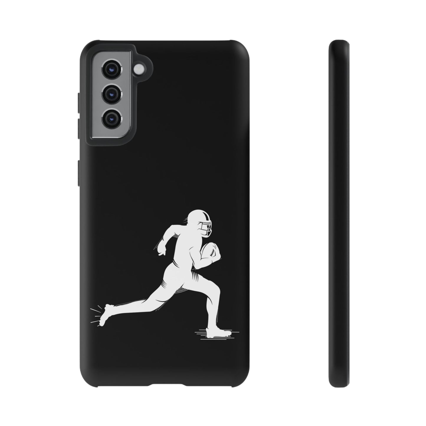 Football Player Phone Case, Tough Cases, Sports Phone Cover, Gift for Athletes, iPhone & Samsung Accessories, Running Player Design