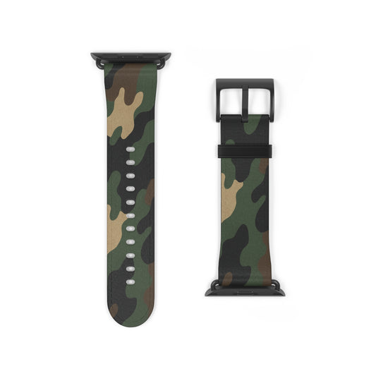 Camouflage Watch Band - Stylish Camo Wrist Strap for Outdoor Lovers, Perfect Gift for Adventurers, Fitness Enthusiasts, Casual Everyday Use - product image