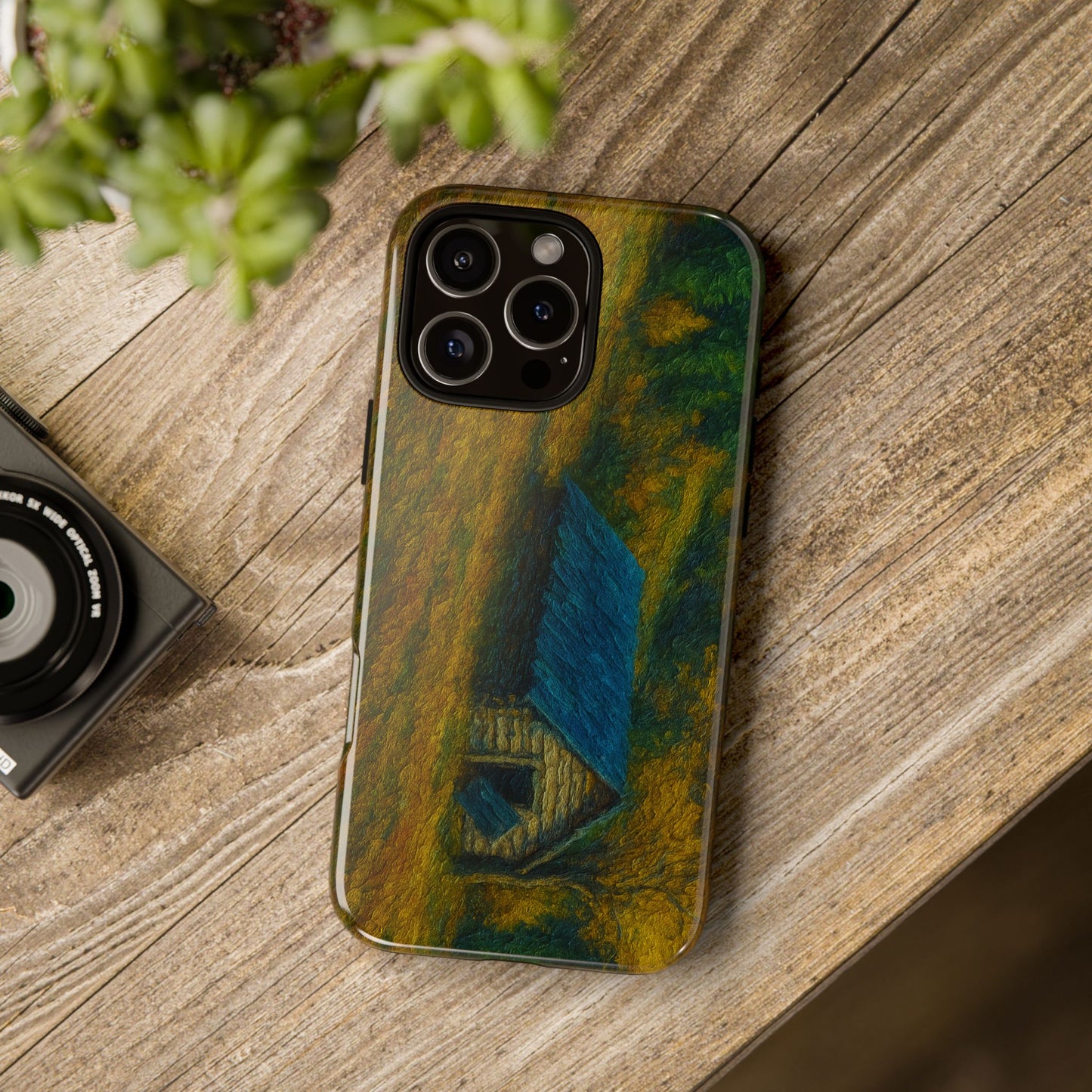 Artistic Phone Case by Tough Cases, Nature-Inspired Phone Protection, Unique Gift for Nature Lovers, Stylish Accessory, Fall Aesthetic
