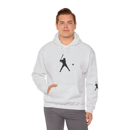 Baseball Themed Unisex Hoodie, Streetwear, Sports Fan Sweatshirt, Gift for Athletes, Casual Wear, Fall Fashion