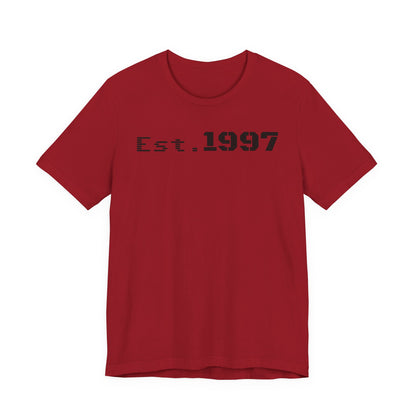 Vintage Est. 1997 Unisex Tee, Gift for Birthdays, Celebrations, Casual Wear, Retro Fashion, Cool Graphic T-Shirt