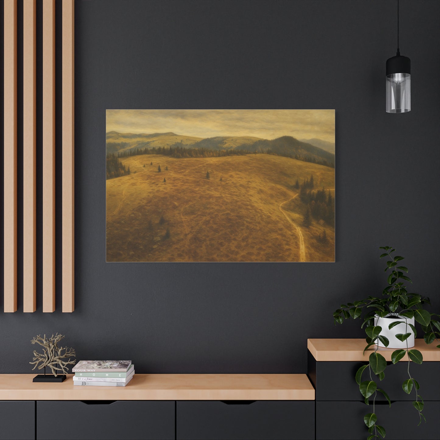 Stretched Canvas Art Print, Landscape Wall Decor, Nature Photography, Rustic Home Decor, Gifting, Earthy Art