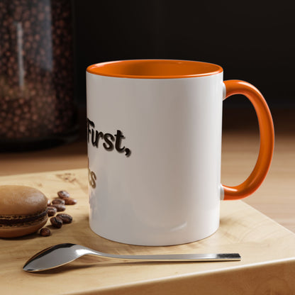 But First, Books Accent Coffee Mug - Perfect Gift for Book Lovers