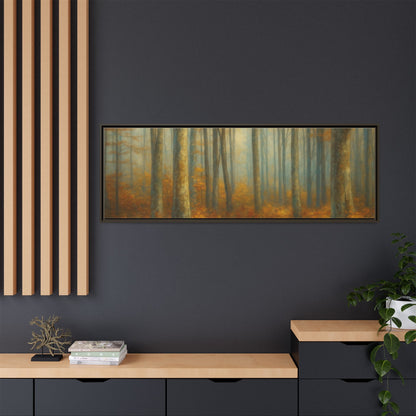 Autumn Forest Canvas Art, Framed Wall Decor, Rustic Home Decor, Nature Artwork, Gift for Nature Lovers