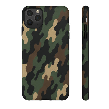 Camouflage Phone Case, Tough Cases, Military Style, Unique Phone Accessories, Gift for Him, Durable Phone Cover