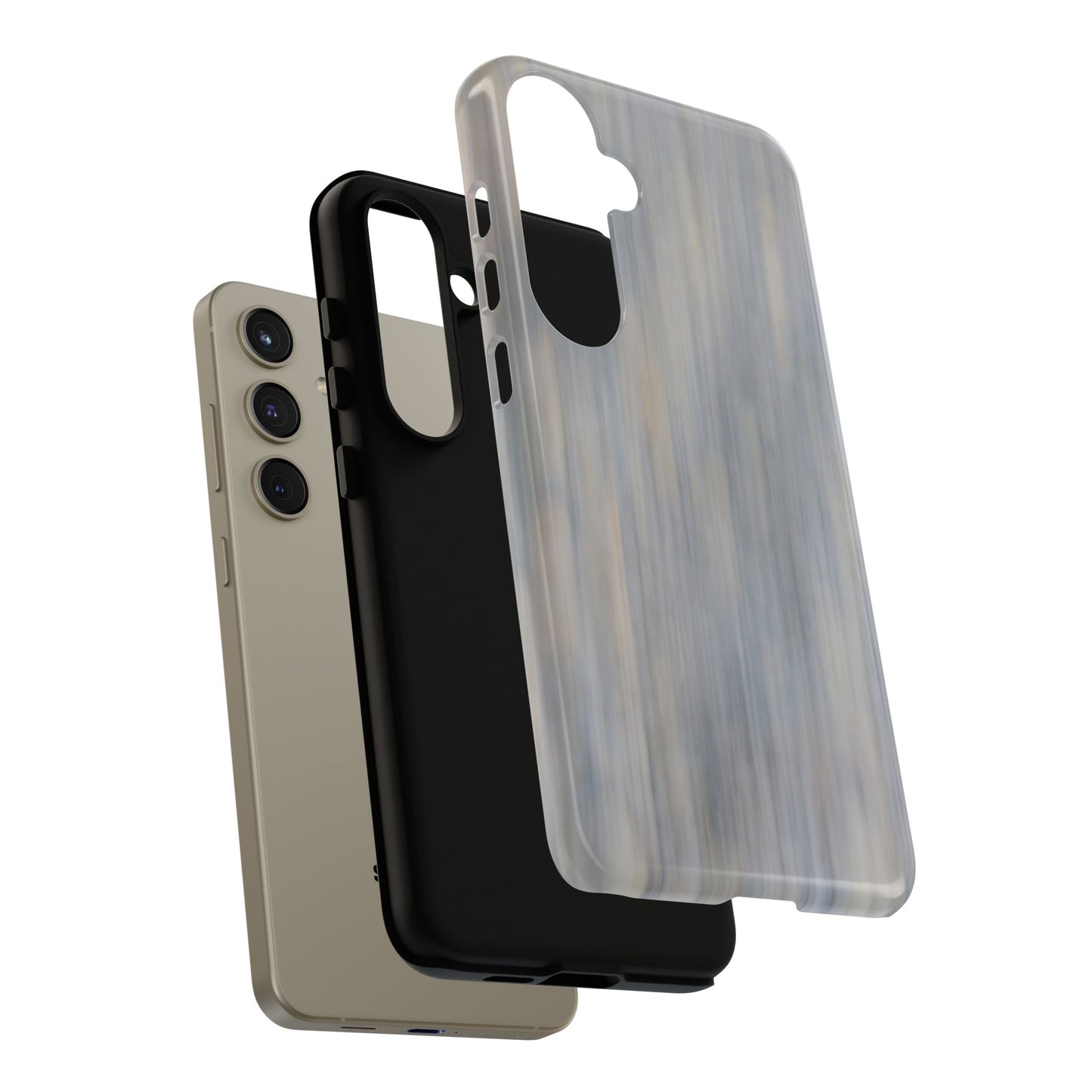 Stylish Tough Phone Case - Durable Protection with Modern Marble Design