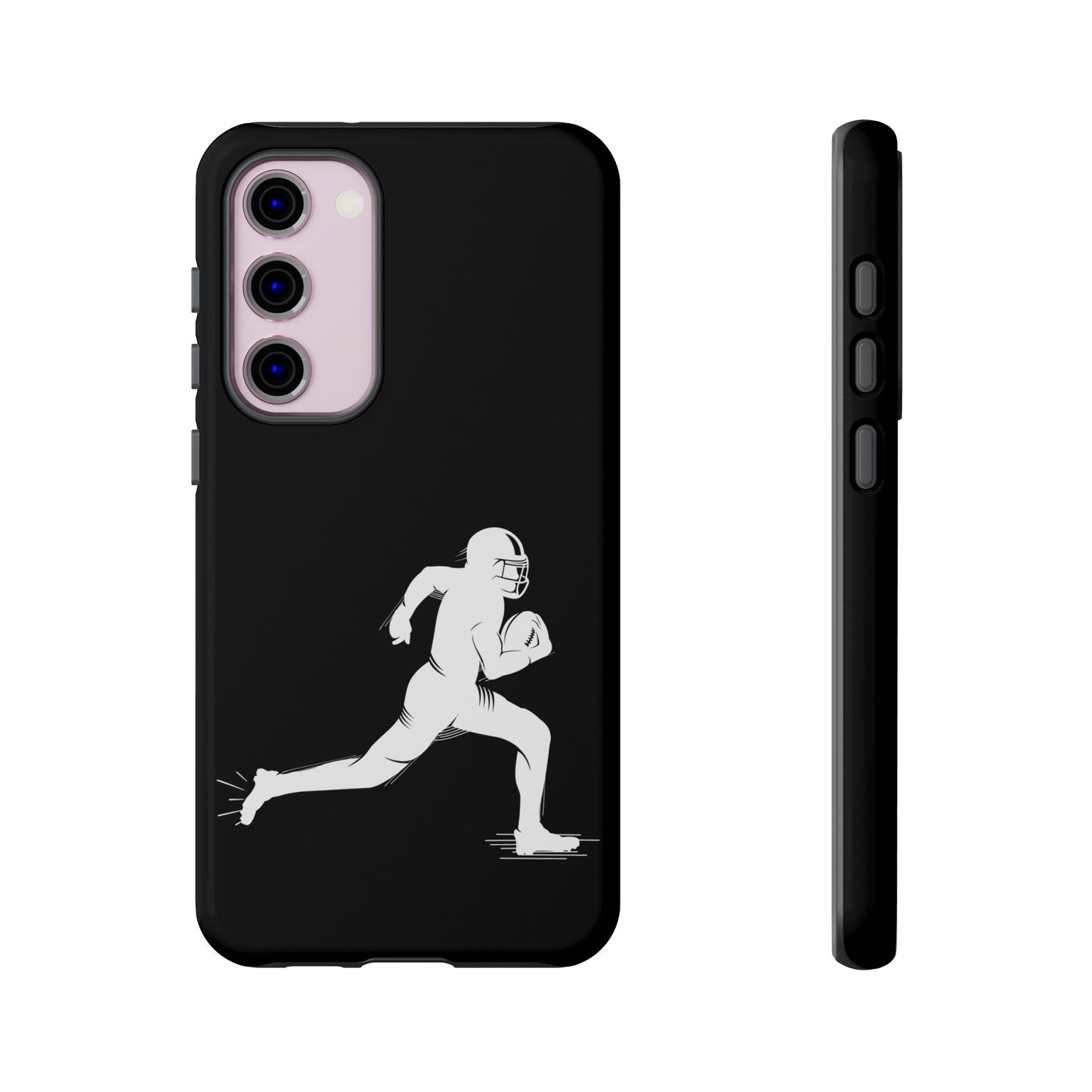 Football Player Phone Case, Tough Cases, Sports Phone Cover, Gift for Athletes, iPhone & Samsung Accessories, Running Player Design