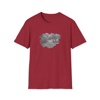 Serene Nature Landscape T-Shirt - Comfortable Unisex Tee, Outdoor Adventures, Nature Lover Gift, Casual Wear, Stylish Spring Top