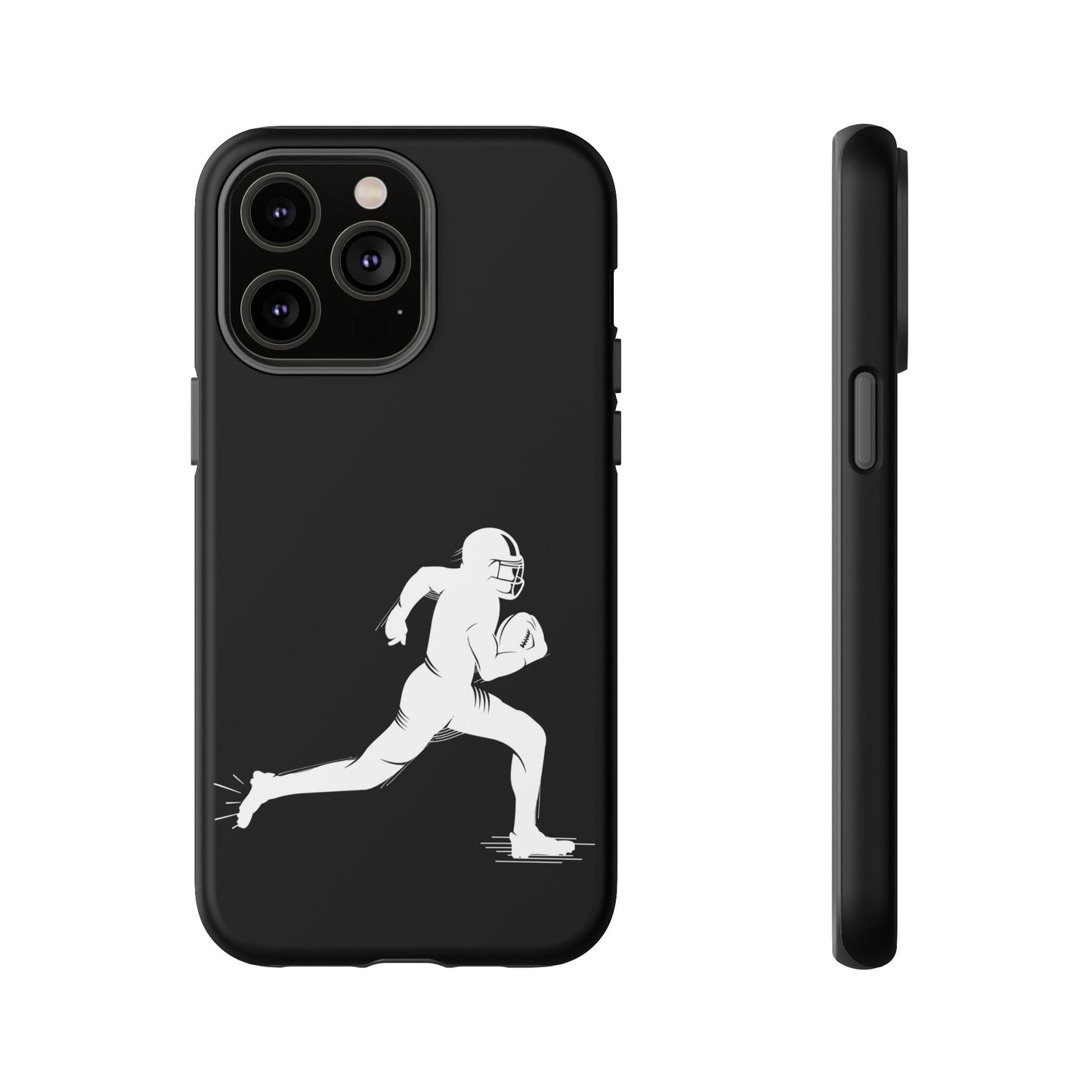 Football Player Phone Case, Tough Cases, Sports Phone Cover, Gift for Athletes, iPhone & Samsung Accessories, Running Player Design