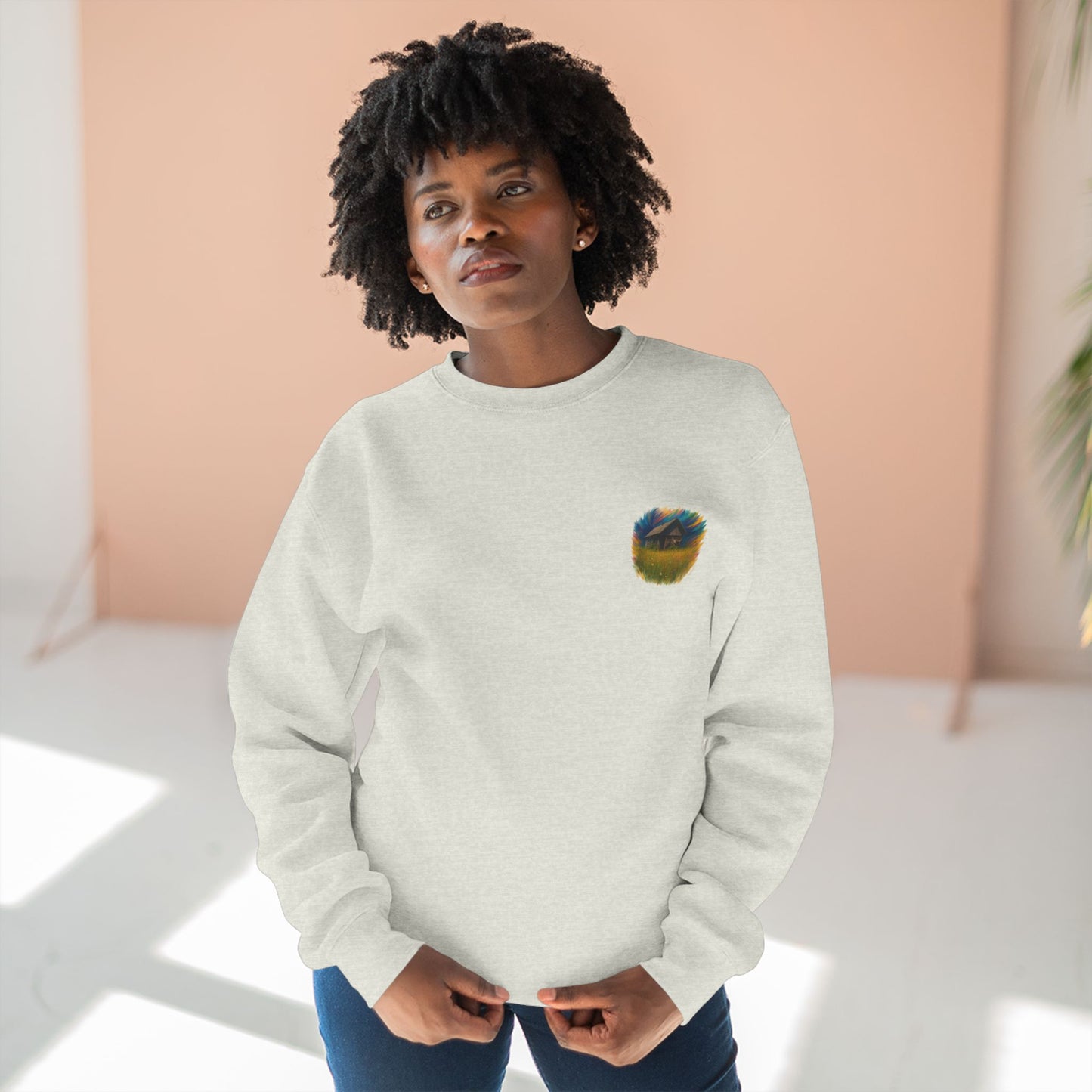 Cozy Dreamers Unisex Crewneck Sweatshirt, Artistic Sweatshirt, Gift for Nature Lovers, Vintage Vibe Apparel, Comfortable Layer, Casual Wear