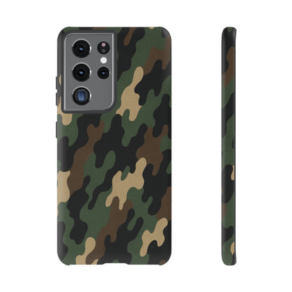 Camouflage Phone Case, Tough Cases, Military Style, Unique Phone Accessories, Gift for Him, Durable Phone Cover