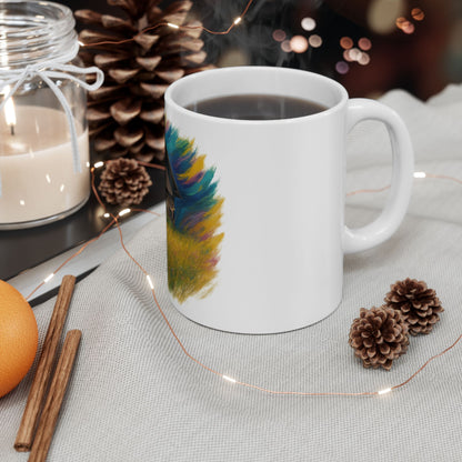 Vibrant Landscape Ceramic Mug for Nature Lovers - Perfect for Coffee, Tea, Gifts, Home Decor, 11oz & 15oz