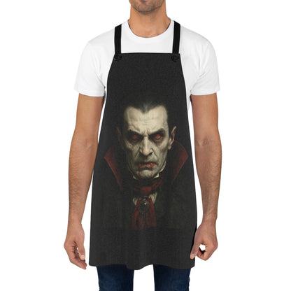 Vampire-Themed Apron, Perfect for Halloween Cooking, Baking Gift, Kitchen Decor, Party Supplies, Cosplay Accessory