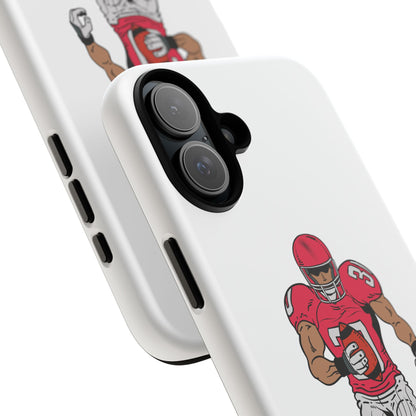Football Player Tough Case, Sports Phone Cover, Athlete Gift, Tough Phone Case, Fall Sports, Football Lover's Accessory