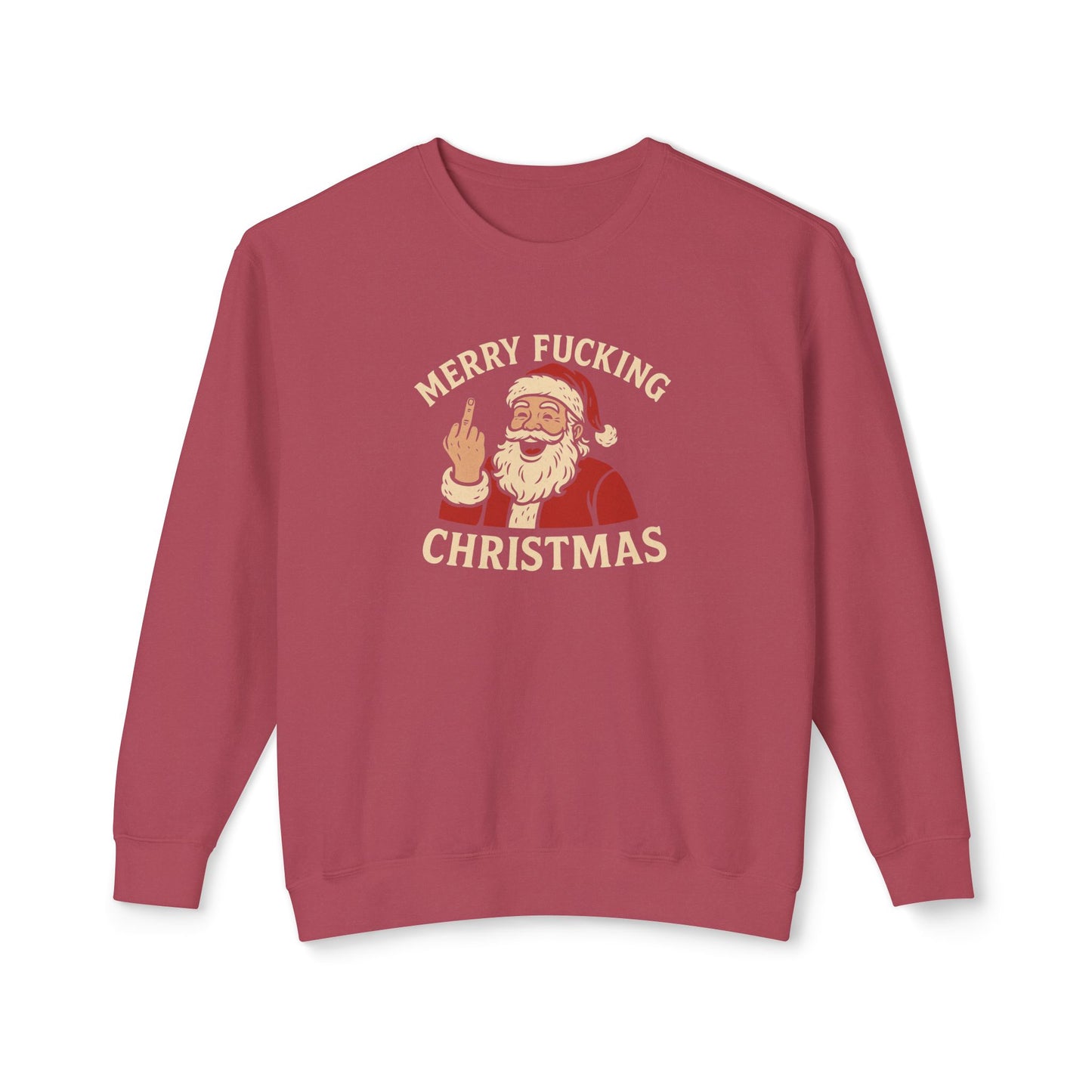 Merry Christmas Sweatshirt, Funny Holiday Crewneck, Unisex Gift, Christmas Apparel, Sarcastic Sweatshirt, Unique Holiday Clothing