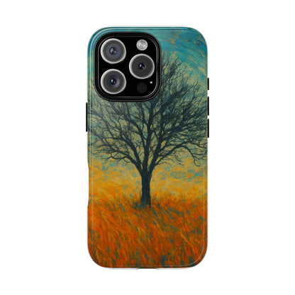 Artistic Phone Case with Tree Design, Nature Lover Gift, Unique Phone Cover, Holiday Present, Eco-friendly Tech Accessories