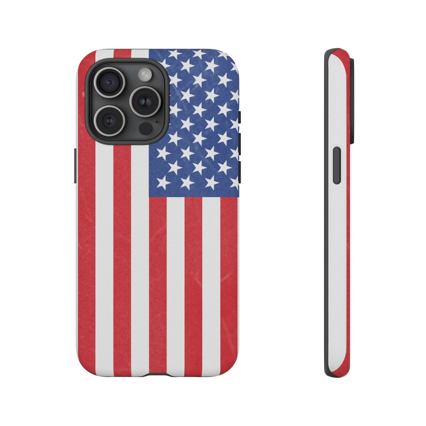 Patriotic Phone Case - Tough Cases for Veterans, USA Lovers, Independence Day, Memorial Day, Flag Design