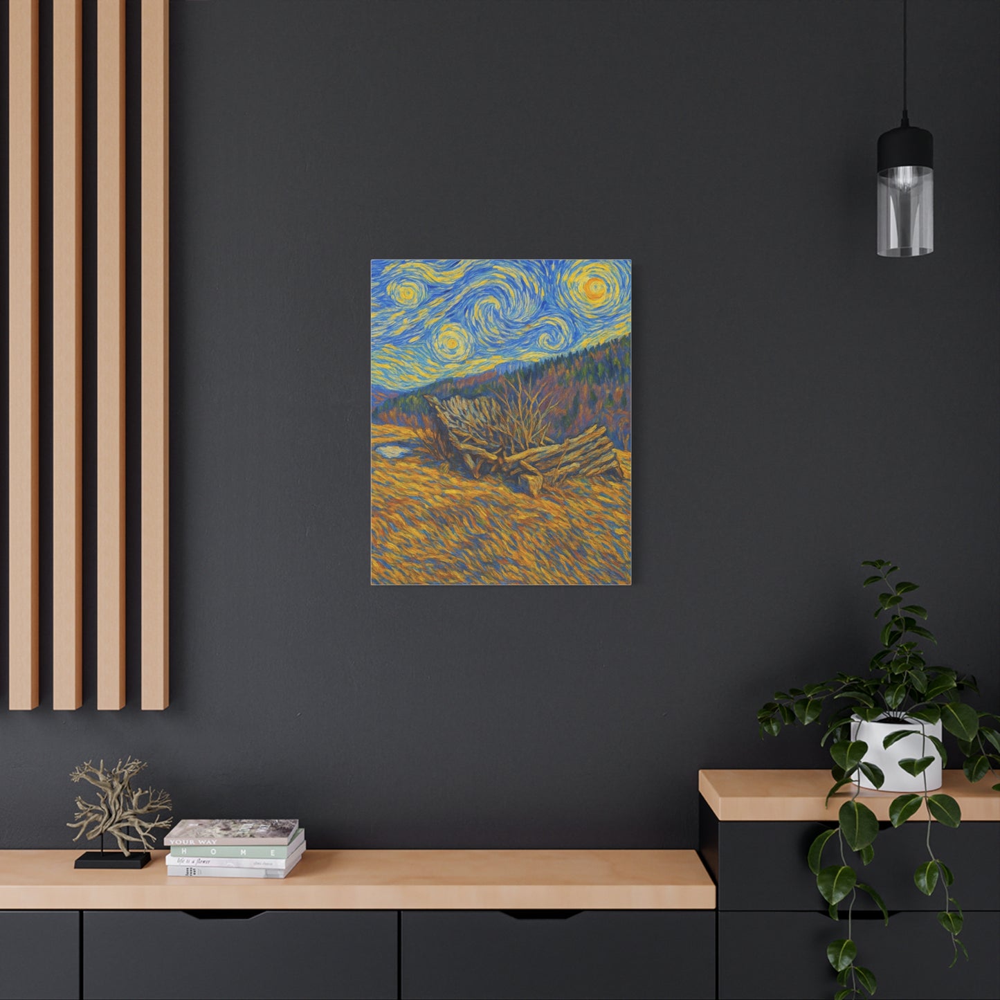 Artistic Van Gogh Style Canvas Wall Art, Nature Inspired Decor, Home Aesthetic, Gift for Art Lovers, Gallery Wall Piece, Living Room Decor, [...]