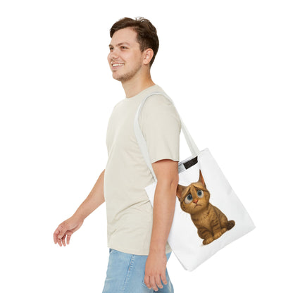 Cute Cat Tote Bag, Animal Lover Gift, Shopping Tote, Reusable Bag, Cute Merchandise, Eco-Friendly Gift