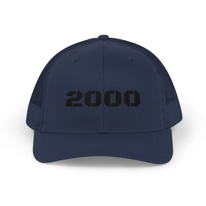 2000 Vintage Snapback Trucker Cap, Retro Baseball Hat, Birthday Gift, Stylish Outdoors Hat, 90s Nostalgia Cap
