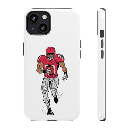 Football Player Tough Case, Sports Phone Cover, Athlete Gift, Tough Phone Case, Fall Sports, Football Lover's Accessory