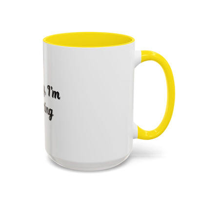 Introvert Coffee Mug - Go Away, I'm Introverting - Black Accent for Relaxing Moments