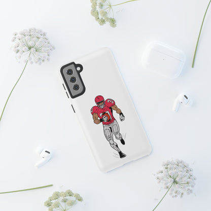 Football Player Tough Case, Sports Phone Cover, Athlete Gift, Tough Phone Case, Fall Sports, Football Lover's Accessory