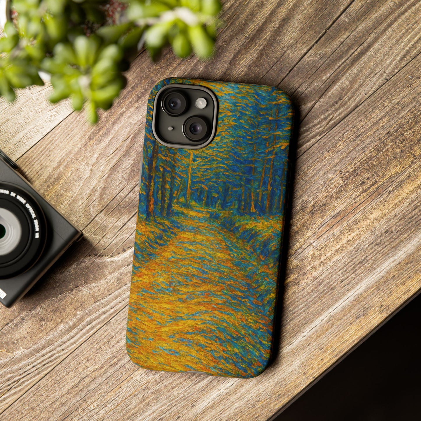 Artistic Phone Case for Nature Lovers, Tough Cases, Vibrant Design, Gift for Friends, Phone Accessories, Unique Artwork