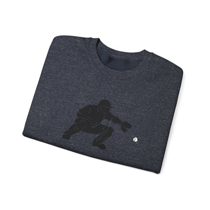 Baseball Catcher Crewneck Sweatshirt | Unisex Sports Apparel | Perfect for Game Days, Gifts, and Casual Wear | Baseball Lover's Gift