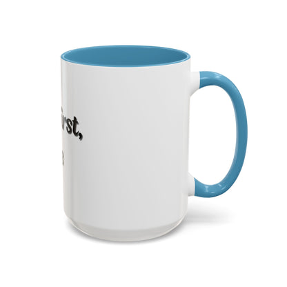But First, Books Accent Coffee Mug - Perfect Gift for Book Lovers
