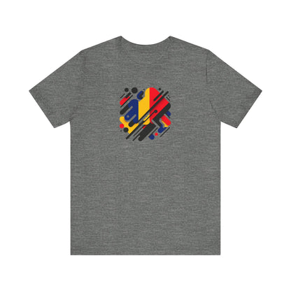 Artistic Heart Unisex Jersey Tee - Vibrant Graphic Tee, Casual Wear, Gift for Art Lovers, Birthday Surprise, Everyday Comfort