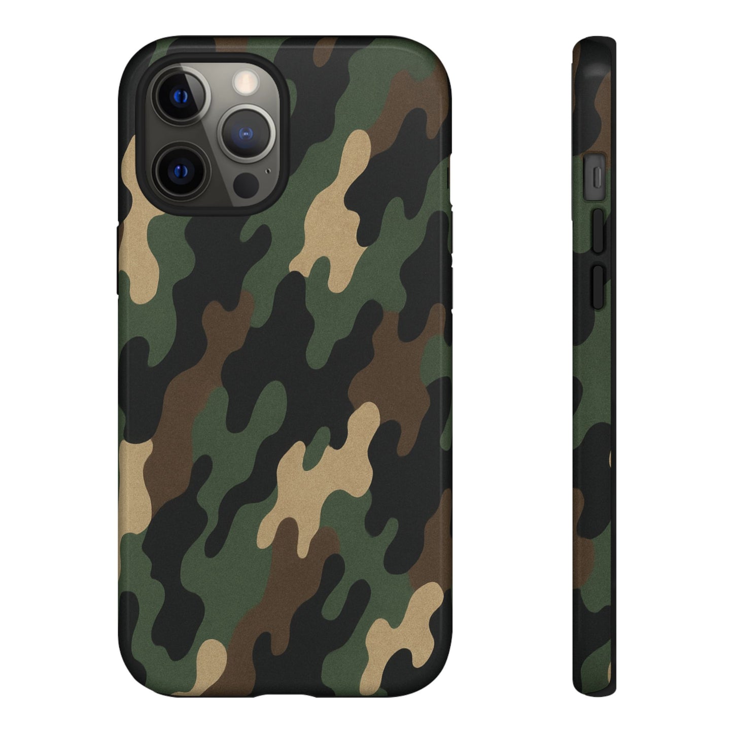 Camouflage Phone Case, Tough Cases, Military Style, Unique Phone Accessories, Gift for Him, Durable Phone Cover