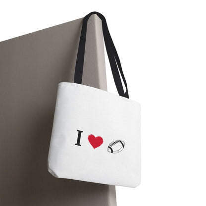 Football Lover's Tote Bag - Perfect for Game Day, Sports Events, Gifts for Fans, Eco-Friendly Carryall, Personal Use, Travel Bag