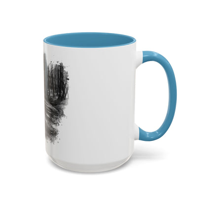 Moody Abstract Forest Coffee Mug | Unique Gift for Nature Lovers, Cozy Home Decor, Perfect for Coffee, Tea, and Hot Chocolate
