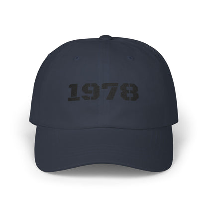 Vintage 1978 Dad Cap, Classic Cap for Fathers, Gift for Dad, Father's Day, Casual Style, Adjustable Hat