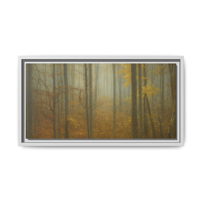 Framed Matte Canvas Art | Serenity in the Forest | Nature Wall Decor, Home Gallery, Cozy Living Room, Gift for Nature Lovers