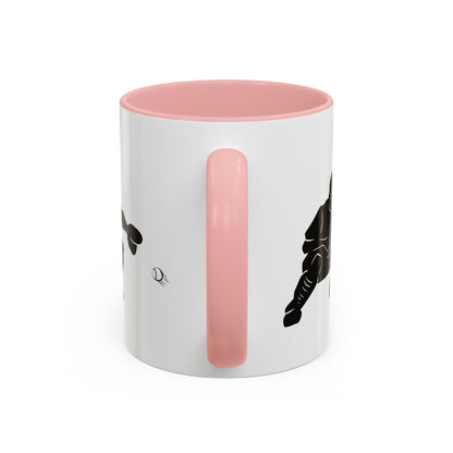 Baseball Catcher Coffee Mug, Sports Gift for Coaches, Black Accent Mug for Fans, Perfect for Birthdays & Celebrations, Unique Cup