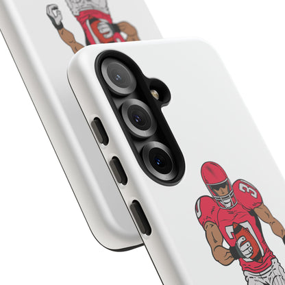 Football Player Tough Case, Sports Phone Cover, Athlete Gift, Tough Phone Case, Fall Sports, Football Lover's Accessory