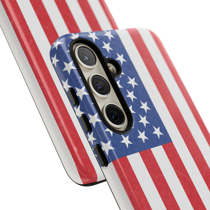 American Flag Phone Case - Patriotic Cell Cover, Tough Cases, USA Pride, Independence Day Gift, Veteran's Day, Phone Protection