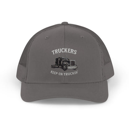 Truck Driver Snapback Cap, Mesh Trucker Hat, Cool Casual Hat, Perfect Gift for Drivers, Trucking Enthusiasts, Outdoor Style