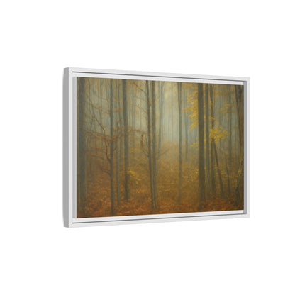 Framed Matte Canvas Art | Serenity in the Forest | Nature Wall Decor, Home Gallery, Cozy Living Room, Gift for Nature Lovers