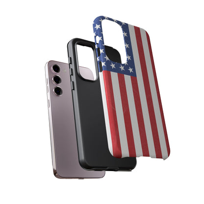 American Flag Phone Case - Patriotic Cell Cover, Tough Cases, USA Pride, Independence Day Gift, Veteran's Day, Phone Protection