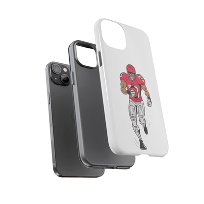 Football Player Tough Case, Sports Phone Cover, Athlete Gift, Tough Phone Case, Fall Sports, Football Lover's Accessory