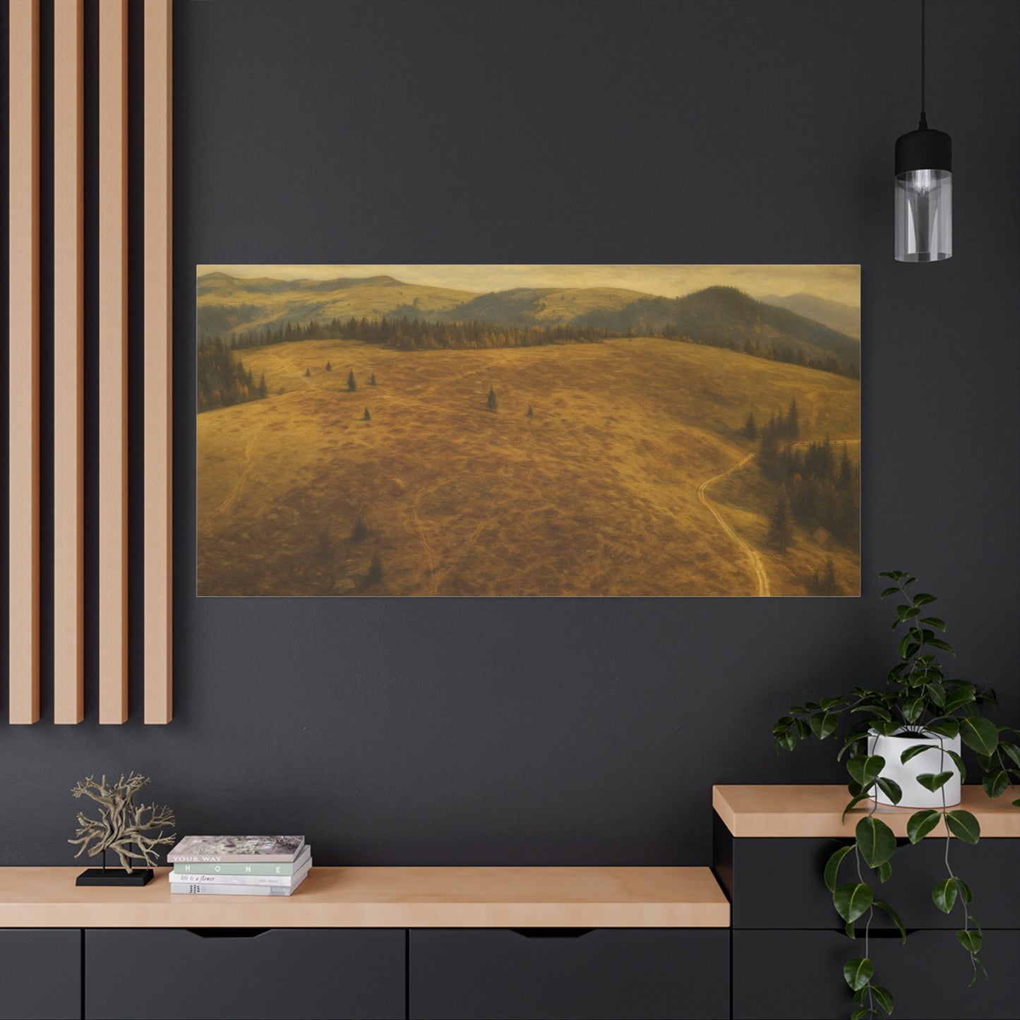 Stretched Canvas Art Print, Landscape Wall Decor, Nature Photography, Rustic Home Decor, Gifting, Earthy Art