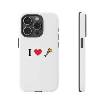 I Love Baseball Vibe Phone Case - Tough Cases for Sports Lovers, Gifts for Athletes, Fun Accessories, iPhone and Android Compatible