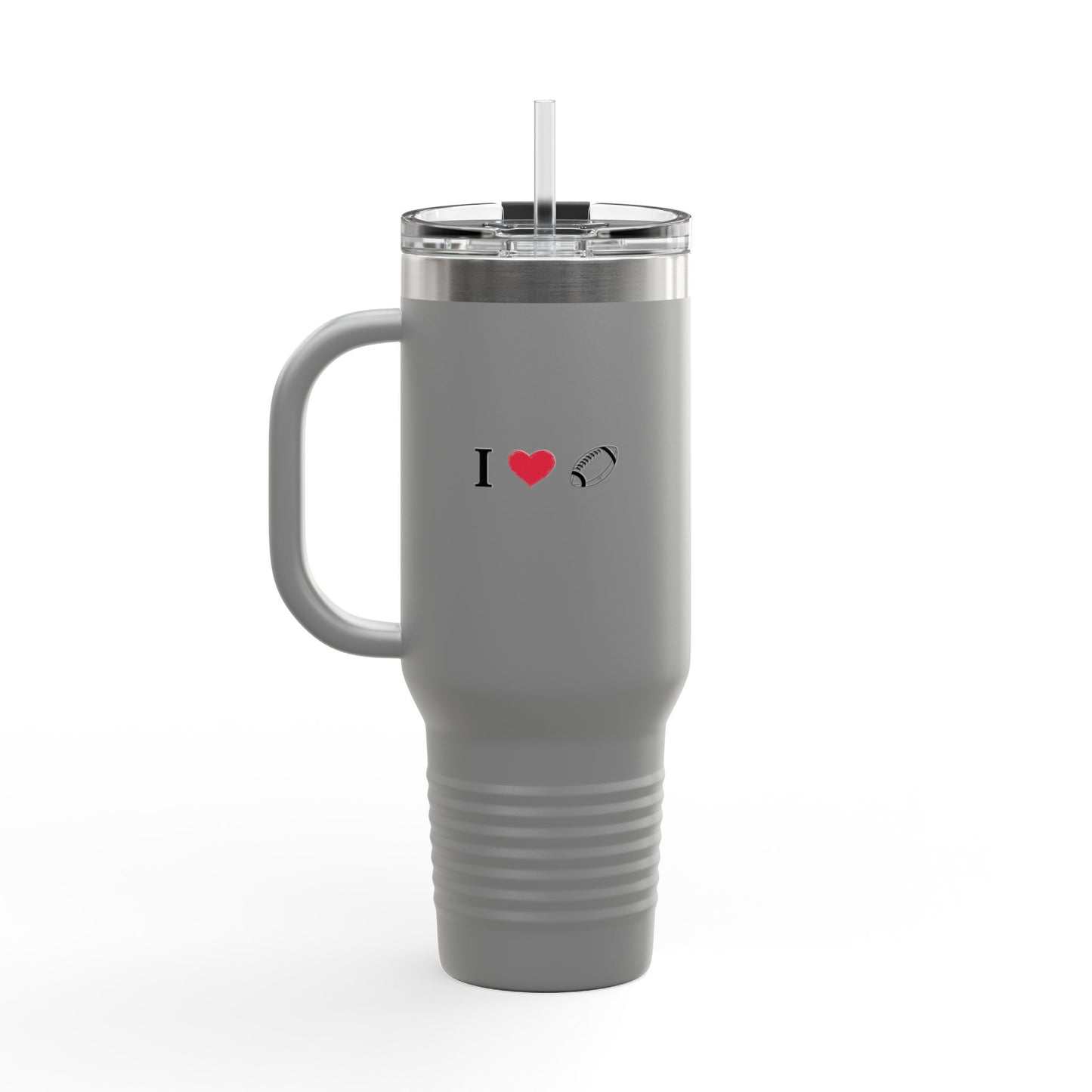 I Love Football Insulated Travel Mug, 40oz - Perfect For Writers, Students, Teachers | Funny Gift | Travel Coffee Mug | Stylish Tumbler | [...]