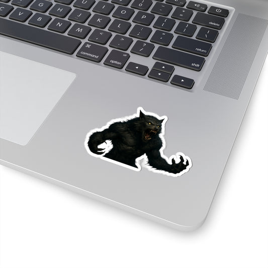 Fierce Werewolf Kiss-Cut Stickers | Halloween Decor - Best Paper products | Gothic Decor Store | Buy Online