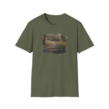 Nature-Inspired Unisex Softstyle T-Shirt | Casual Wear, Outdoor Activities, Gift for Nature Lovers, Relaxed Fit T-Shirt, Eco-Friendly Style