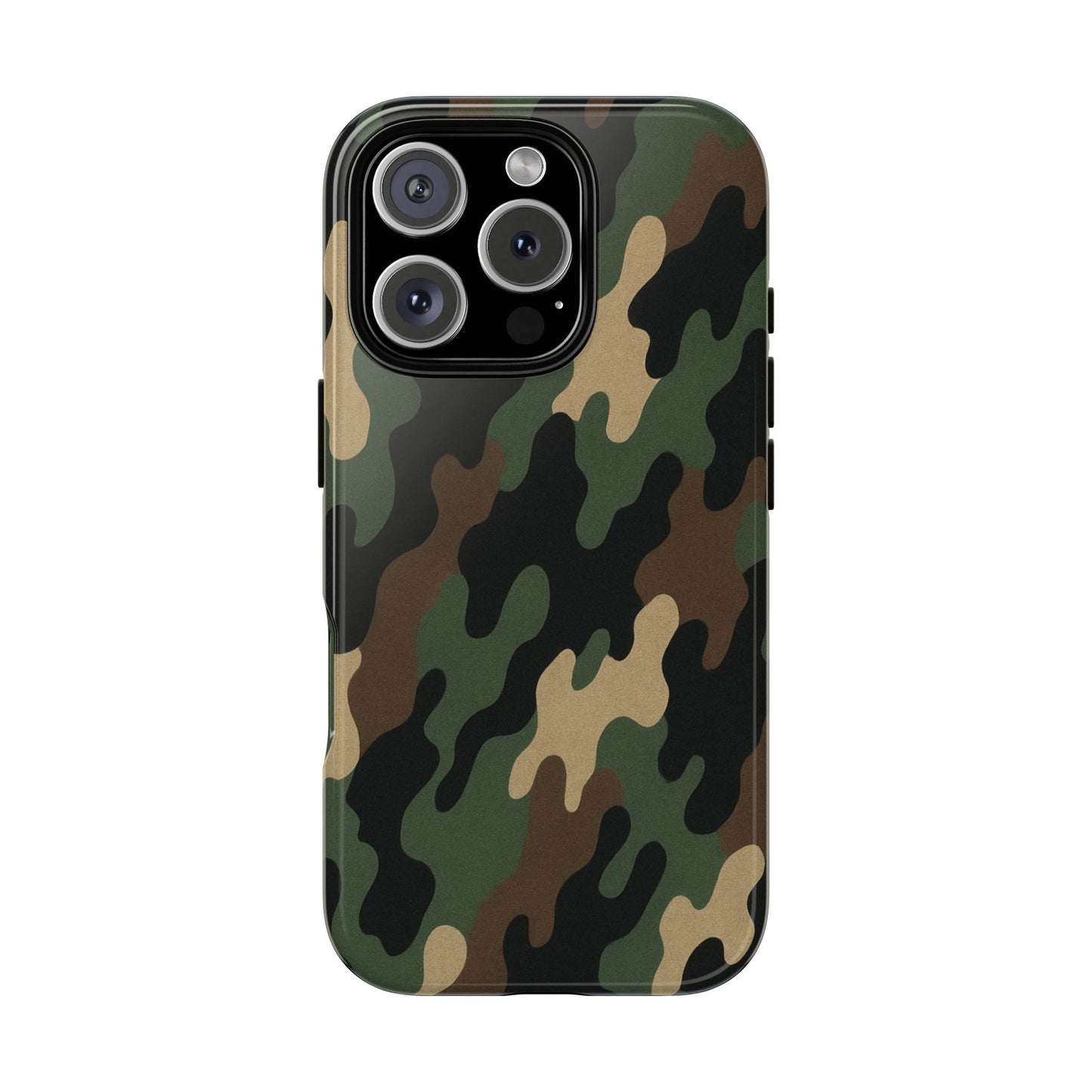Camouflage Phone Case, Tough Cases, Military Style, Unique Phone Accessories, Gift for Him, Durable Phone Cover